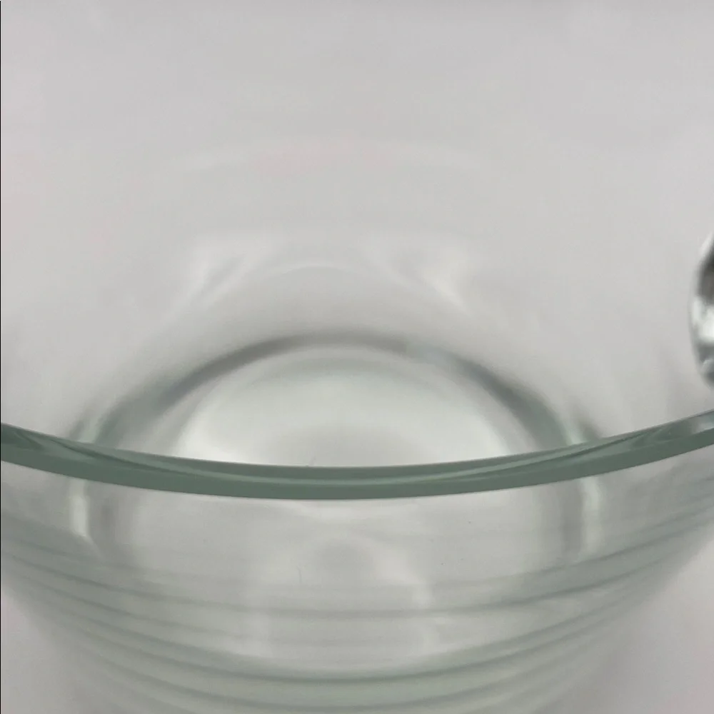 Tiffany & Co. Crystal Scroll Handle Ice Bucket